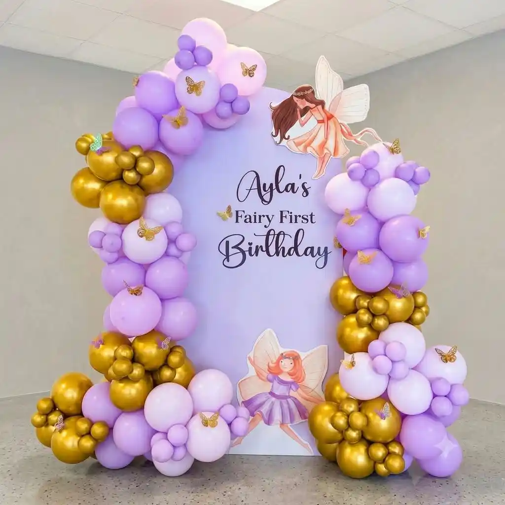 Elegant Fairy Theme Birthday Decoration